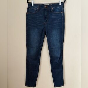 Madewell 10” high rise skinny jeans